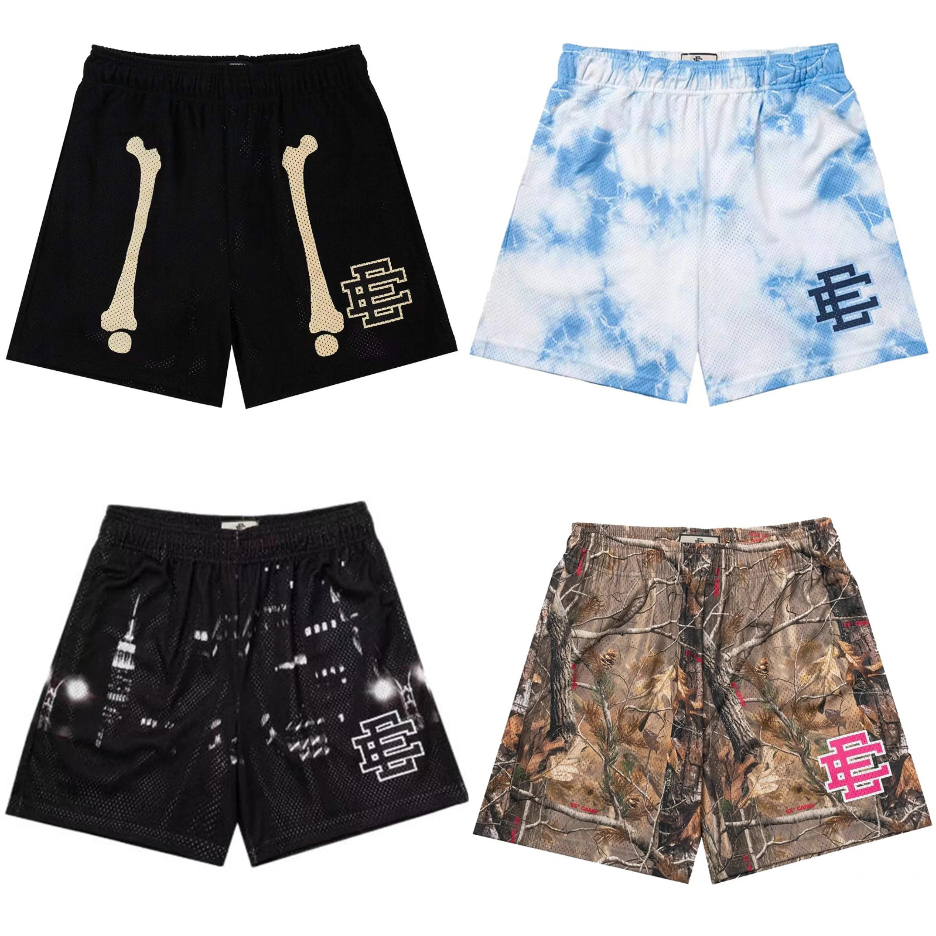 2025 EE Eric Emanuel Basic Shorts NEW men's casual shorts fitness sports pants summer gym workout Men Classic GYM Mesh Shorts