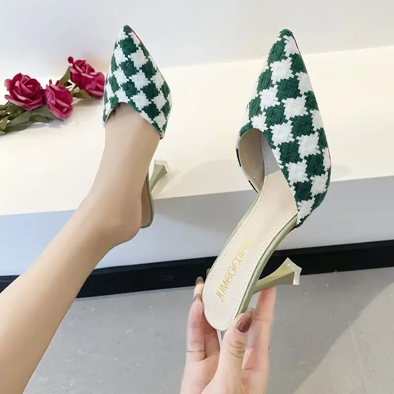 Mules Shoes For Women Fashion Slides Rubber Sandals Easy Wears Woman Slippers Korea Style New Fashion Summer 2025 Trend