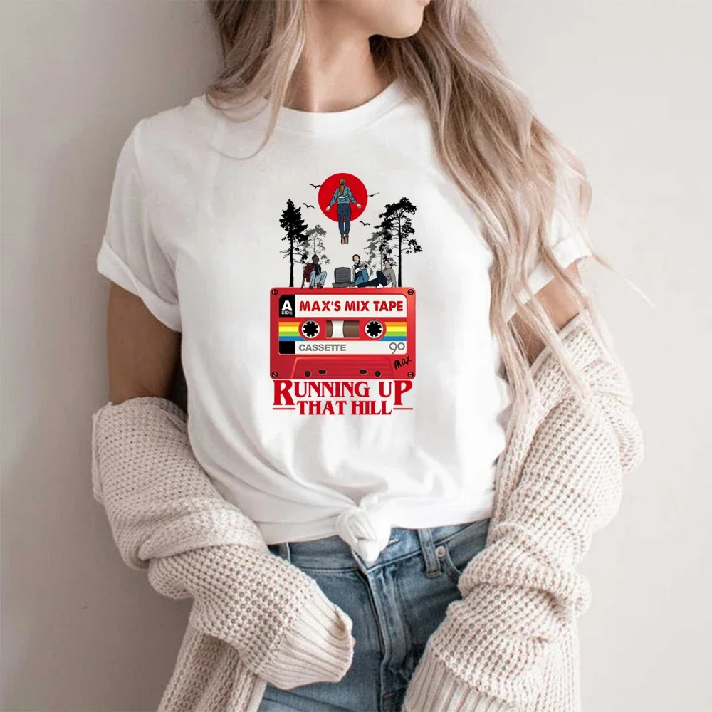 Running Up That Hill T Shirt Strange 4 Things Inspired Tshirt Unisex Tees Max's Favourite Song T-shirt Casual Streetwear Tops